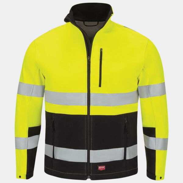 Men's Hi-Visibility Soft Shell Jacket Thumbnail
