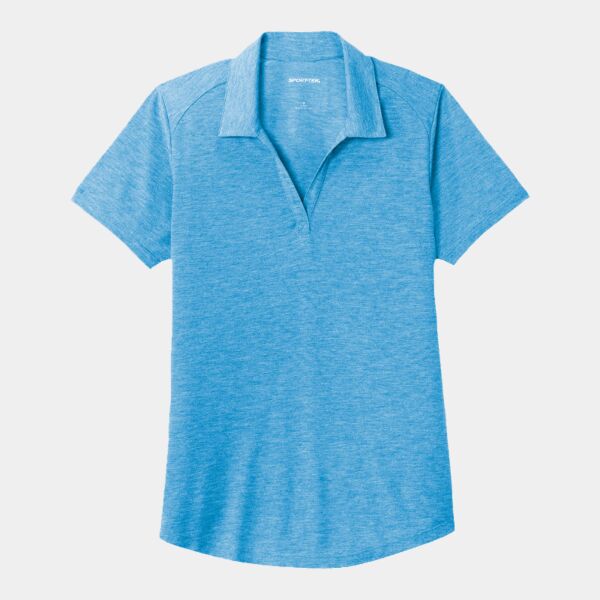 ® Ladies PosiCharge ® Tri Blend Wicking Polo Thumbnail