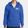 Tall Essential Fleece Full Zip Hooded Sweatshirt Thumbnail